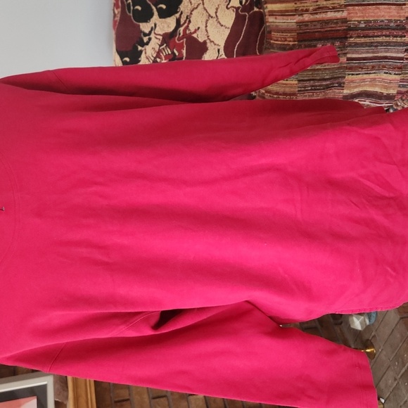 Bechamel Petites size PL cats and mice themed pullover long sleeve shirt red - Picture 6 of 15